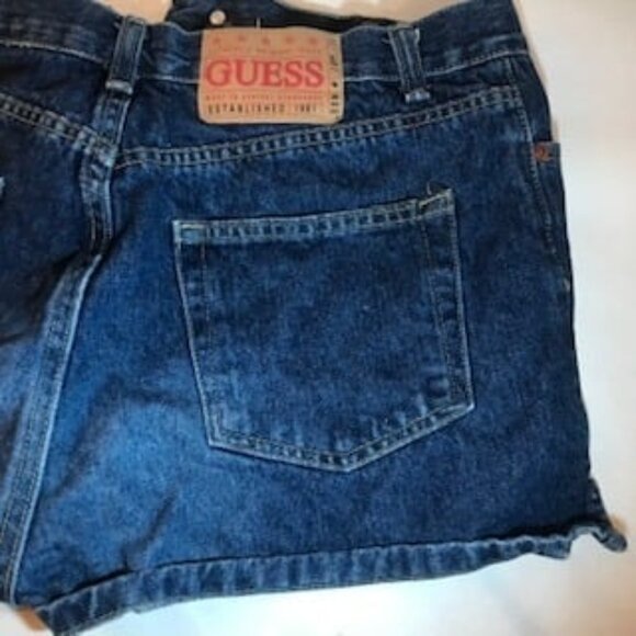 Guess Chino High Rise‎ Jean Shorts Womens Sz 10M - Picture 8 of 11